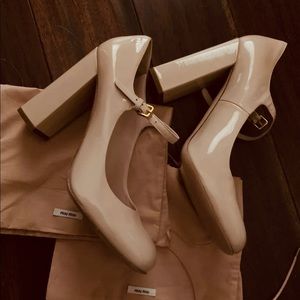 Miu Miu patent leather Mary Janes